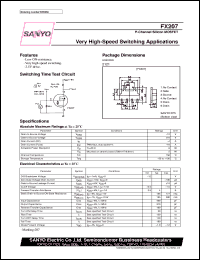 datasheet for FX207 by SANYO Electric Co., Ltd.