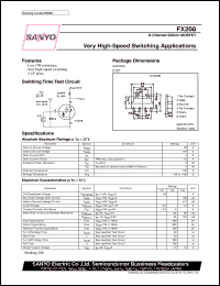 datasheet for FX208 by SANYO Electric Co., Ltd.