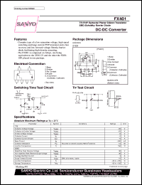 datasheet for FX401 by SANYO Electric Co., Ltd.