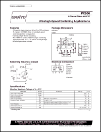 datasheet for F606 by SANYO Electric Co., Ltd.