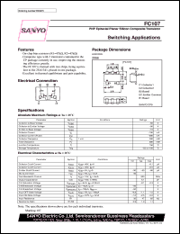 datasheet for FC107 by SANYO Electric Co., Ltd.