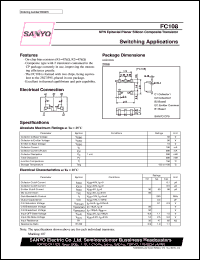 datasheet for FC108 by SANYO Electric Co., Ltd.