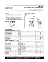 datasheet for FC110 by SANYO Electric Co., Ltd.