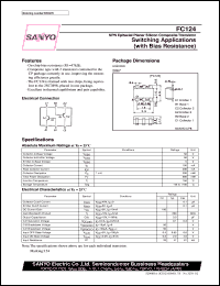 datasheet for FC124 by SANYO Electric Co., Ltd.