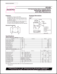 datasheet for FC125 by SANYO Electric Co., Ltd.