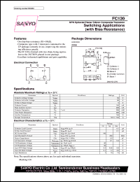 datasheet for FC130 by SANYO Electric Co., Ltd.