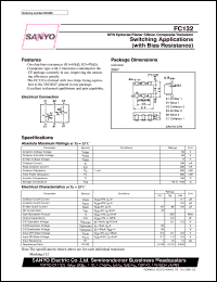 datasheet for FC132 by SANYO Electric Co., Ltd.