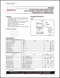 datasheet for FC139 by SANYO Electric Co., Ltd.