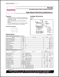 datasheet for FC140 by SANYO Electric Co., Ltd.