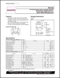 datasheet for FC142 by SANYO Electric Co., Ltd.