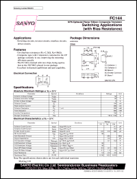 datasheet for FC144 by SANYO Electric Co., Ltd.