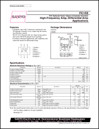 datasheet for FC152 by SANYO Electric Co., Ltd.