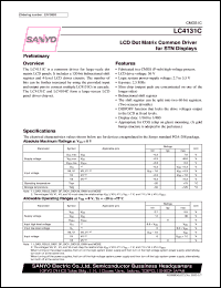 datasheet for LC4131C by SANYO Electric Co., Ltd.