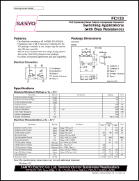 datasheet for FC133 by SANYO Electric Co., Ltd.
