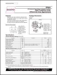 datasheet for FP201 by SANYO Electric Co., Ltd.