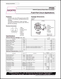 datasheet for FP206 by SANYO Electric Co., Ltd.