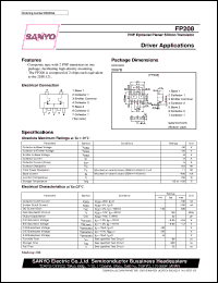 datasheet for FP208 by SANYO Electric Co., Ltd.