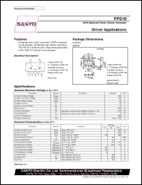 datasheet for FP210 by SANYO Electric Co., Ltd.