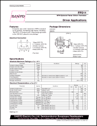 datasheet for FP211 by SANYO Electric Co., Ltd.