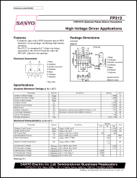 datasheet for FP212 by SANYO Electric Co., Ltd.