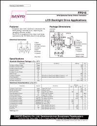 datasheet for FP216 by SANYO Electric Co., Ltd.