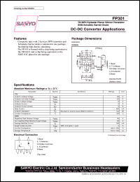 datasheet for FP301 by SANYO Electric Co., Ltd.