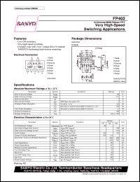 datasheet for FP402 by SANYO Electric Co., Ltd.