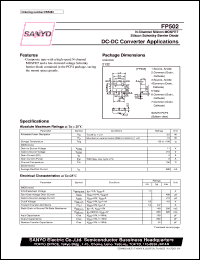 datasheet for FP502 by SANYO Electric Co., Ltd.