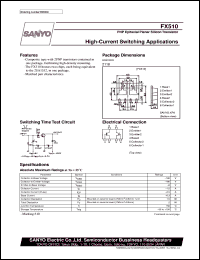 datasheet for FX510 by SANYO Electric Co., Ltd.