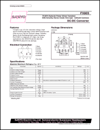 datasheet for FX803 by SANYO Electric Co., Ltd.