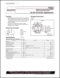 datasheet for FX852 by SANYO Electric Co., Ltd.