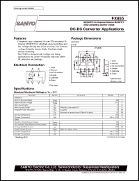 datasheet for FX855 by SANYO Electric Co., Ltd.