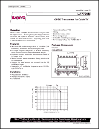 datasheet for LA7790M by SANYO Electric Co., Ltd.