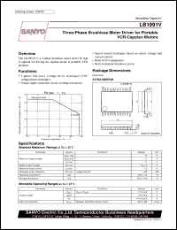 datasheet for LB1991V by SANYO Electric Co., Ltd.