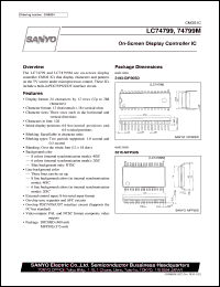 datasheet for LC74799 by SANYO Electric Co., Ltd.