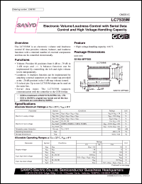 datasheet for LC7535M by SANYO Electric Co., Ltd.