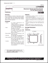 datasheet for LC75386NE by SANYO Electric Co., Ltd.