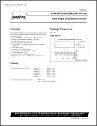 datasheet for LC864332A by SANYO Electric Co., Ltd.