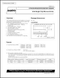 datasheet for LC864532A by SANYO Electric Co., Ltd.