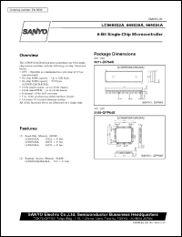 datasheet for LC865032A by SANYO Electric Co., Ltd.