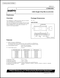 datasheet for LC86E4564 by SANYO Electric Co., Ltd.