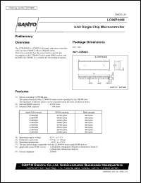 datasheet for LC86P4448 by SANYO Electric Co., Ltd.