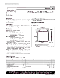 datasheet for LC895196K by SANYO Electric Co., Ltd.