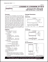 datasheet for LC35256D-10 by SANYO Electric Co., Ltd.