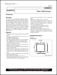 datasheet for LC82221L by SANYO Electric Co., Ltd.