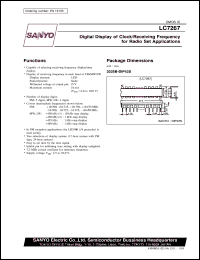 datasheet for LC7267 by SANYO Electric Co., Ltd.