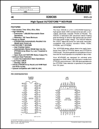 datasheet for X20C05D-35 by 