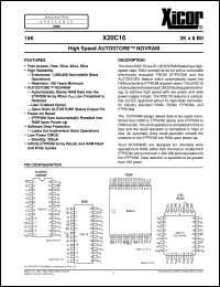 datasheet for X20C16DM-35 by 