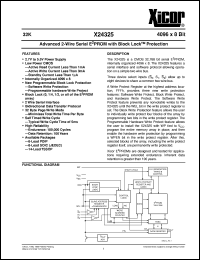 datasheet for X24325SI by 