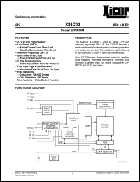 datasheet for X24C02M by 